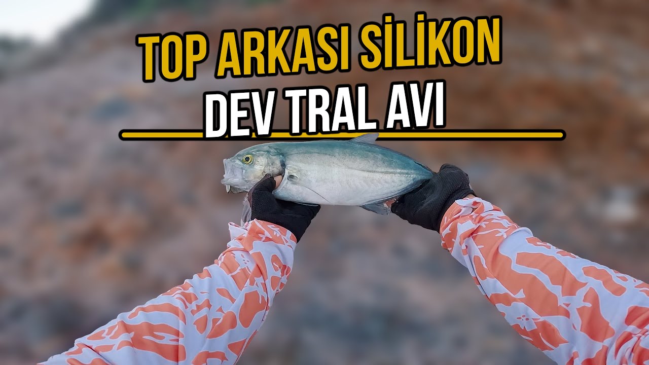 Top Arkası Silikon ile Kocaman Tral Avı - Alanya/Damlataş Kayalıkları | VARSA ALIRIZZZ!!