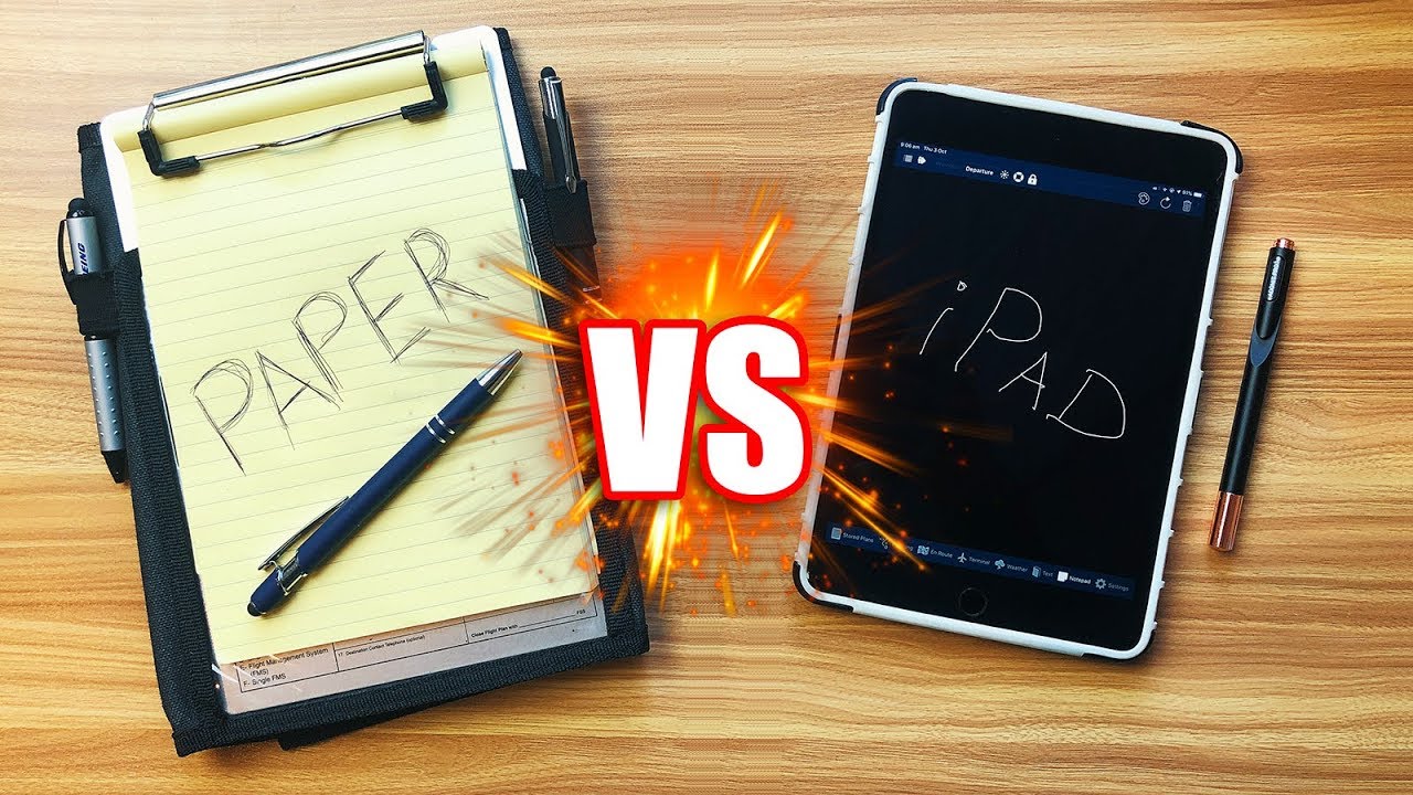 Paper or iPad. What's best for PILOTS?