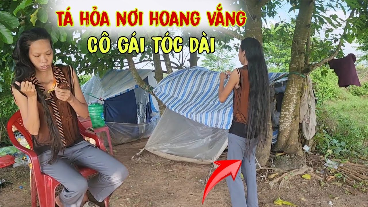Tá Hỏa phát hiện Cô Gái Trẻ tóc dài tới gót chân Sống Dưới Gốc Cây Nơi Hoang Vấn /Đạt Đồng Tháp