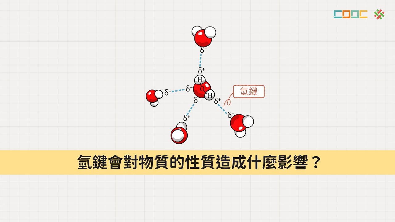 108新課綱｜高二化學｜【觀念】氫鍵的影響