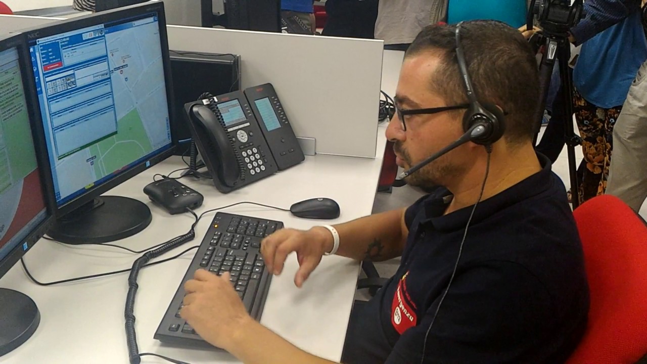 Numero Unico Emergenza 112, la silmulazioine al Centro Unico di Risposta al Cannizzaro di Catania