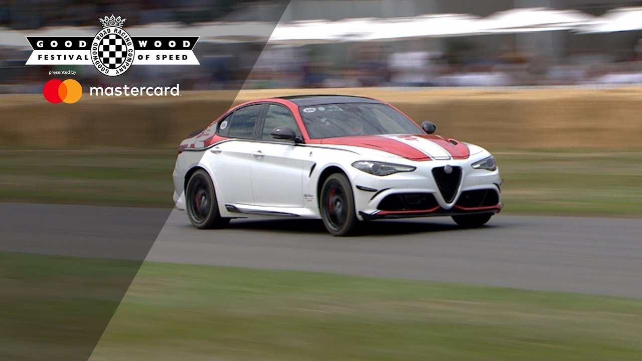 &pound;90,000 Alfa Romeo Racing Giulia Quadrifoglio makes debut at FOS