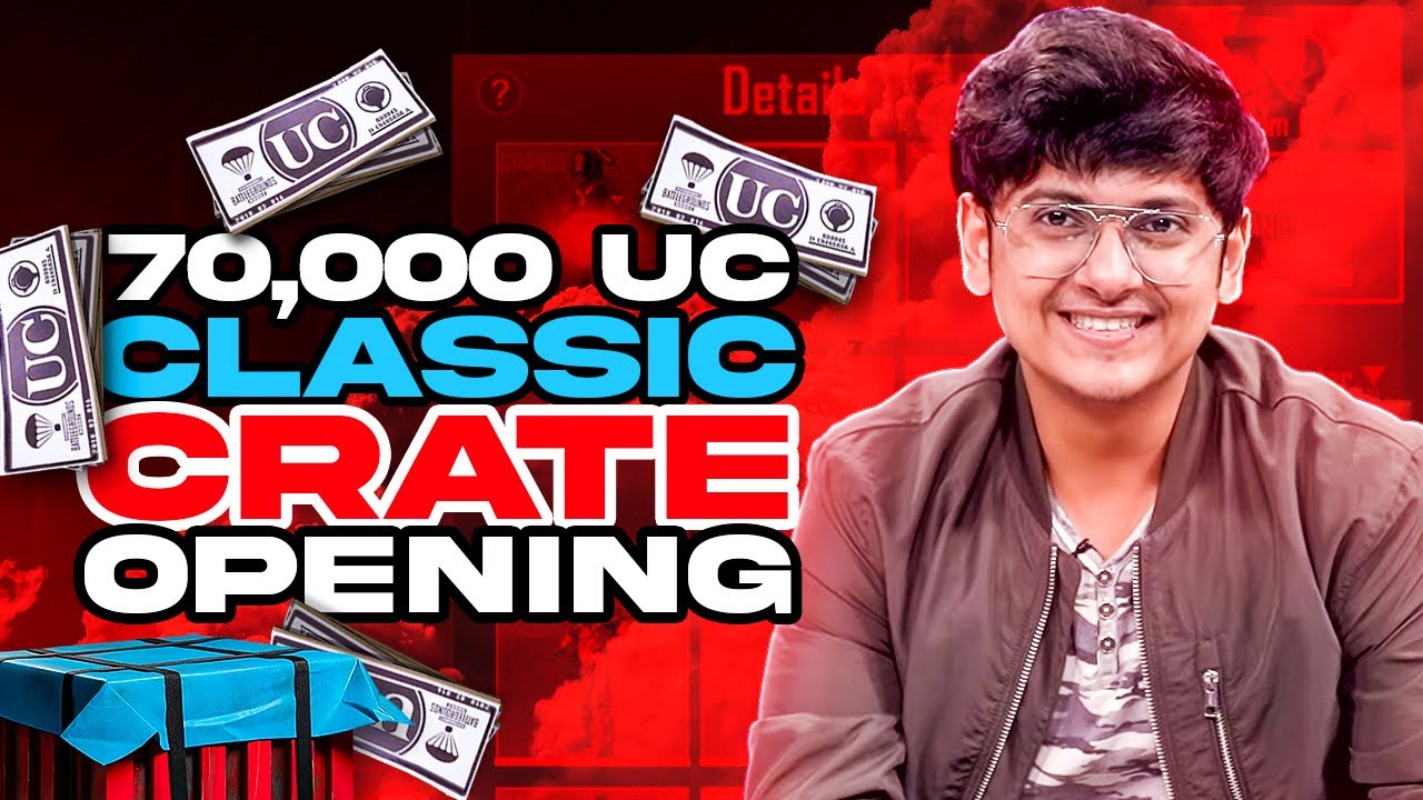 MY LAST EVER 70000 UC CLASSIC CRATE OPENING |@8bitthug Sponsored coz we broke records | MortalArmy