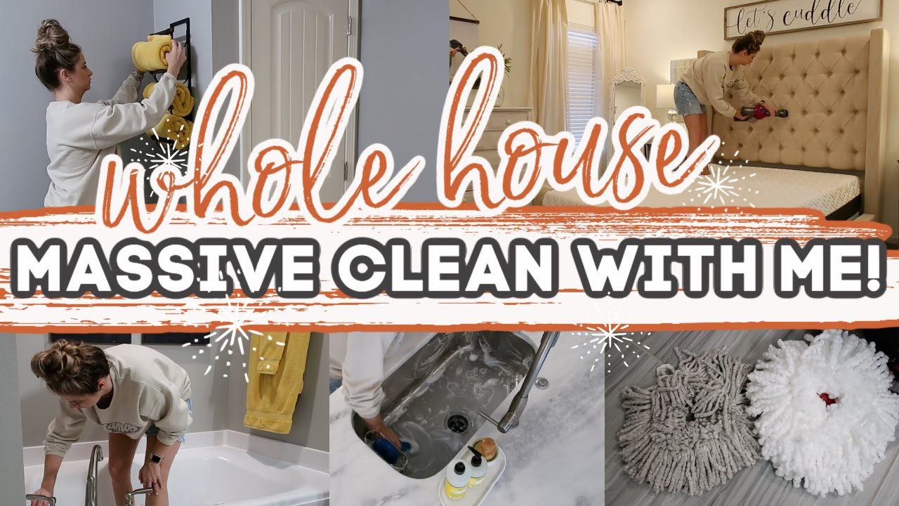 2021 WHOLE HOUSE CLEAN WITH ME | EXTREME CLEANING MOTIVATION | ALL DAY CLEANING | Lauren Yarbrough