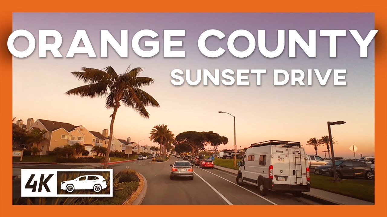 Sunset Drive in Orange County 4K – Rancho Santa Margarita to Dana Point Strands Beach