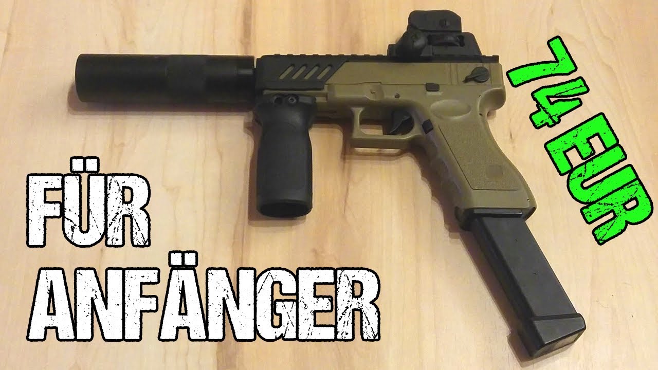 Beste Airsoft Anf&auml;nger Pistole f&uuml;r 74 EUR | Cyma G18c