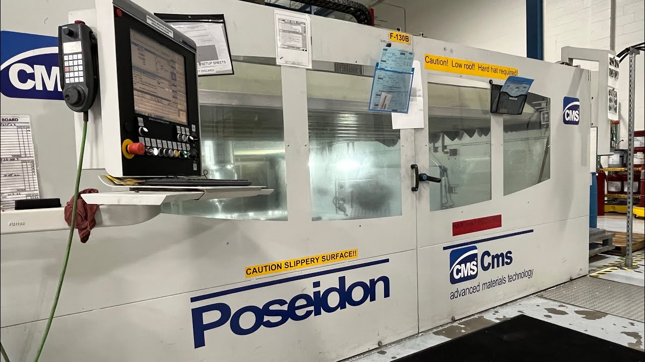 CMS Poseidon 38/100 DB KX5 Z1300 5 Axis High Speed Gantry Mill (2016) For Sale from AssetExchangeInc