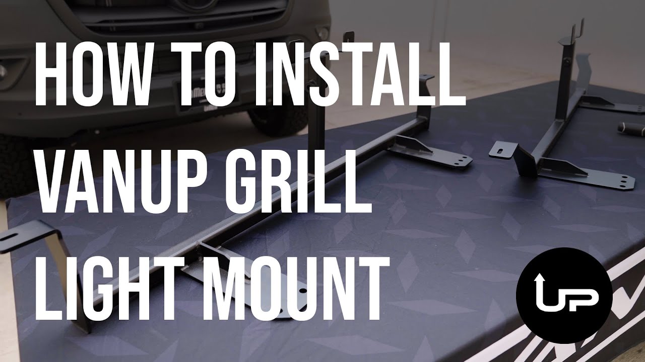 How to Install VanUp Sprinter Grill Light Mount | Installation