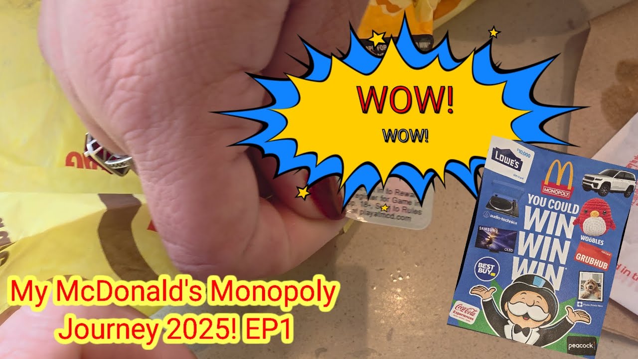 Let's GO! MONOPOLY BACK at McDonald's 2025