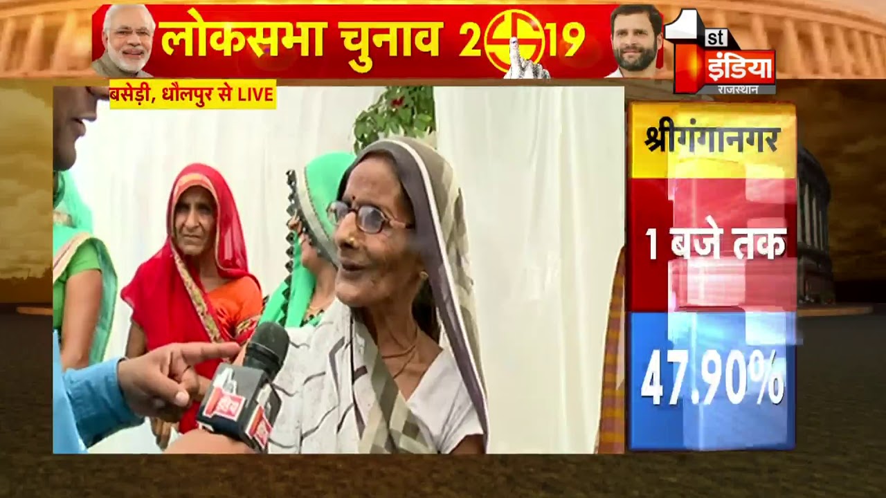 #LokSabhaElections2019 #Phase5: Reaction of Dholpur voters after casting vote