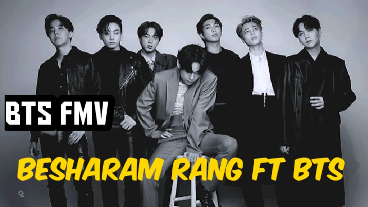 besharam rang ft. BTS // pathan movie song // #btsfmv #btshindimix #btshindisongmix