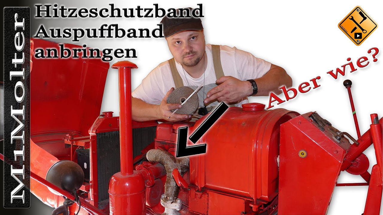 Hitzeschutzband / Auspuffband anbringen von M1Molter