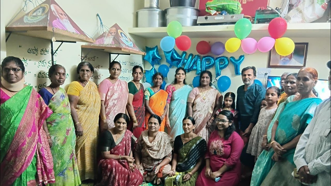 Brahmarshi Subhash Patriji and Dheemahi's Birthday celebrated on 10th Nov@Subhash Pyramid Meditati