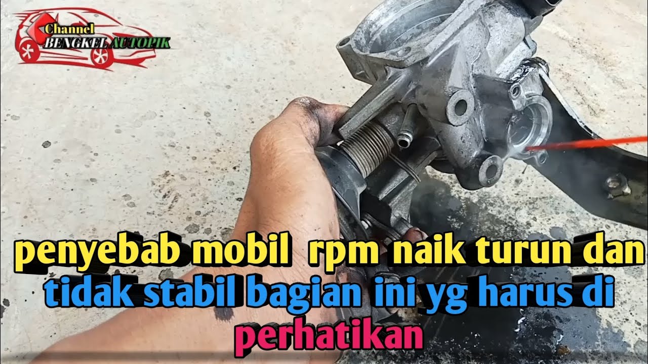 Cara membersihkan throttle body mobil avanza old 1.3 agar performa mesin tetap terjaga