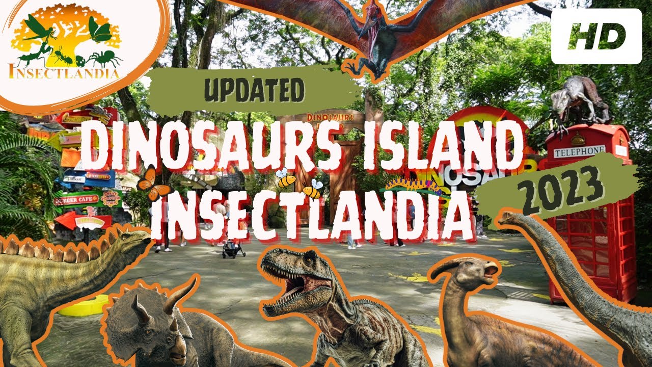 GOING TO DINOSAURS ISLAND CLARK? WATCH THIS FIRST! - FULL HD TOUR + INSECTLANDIA
