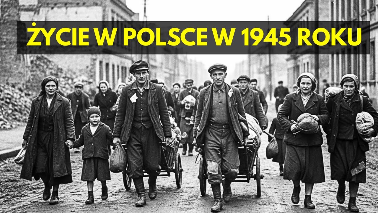 Jak wyglądało życie w Polsce przed okupacją sowiecką w 1945 roku (rekonstrukcja AI)