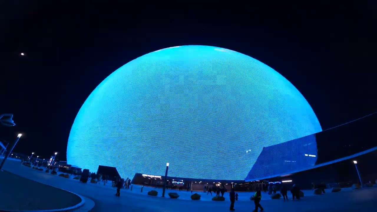 Outside Sphere Las Vegas after #u2 Live 2023