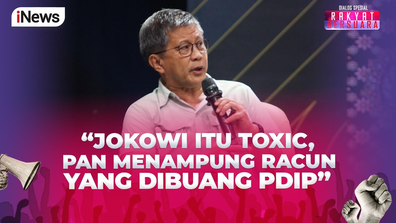 Rocky Gerung: Jokowi itu Toxic, PAN Menampung Racun yang Sudah Dibuang PDIP - Rakyat Bersuara 14/05