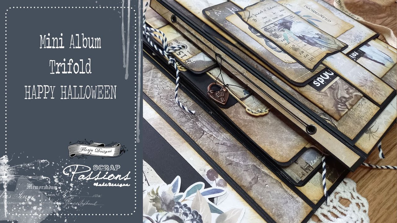 Mini Album façon Trifold avec une multitude d'interactions