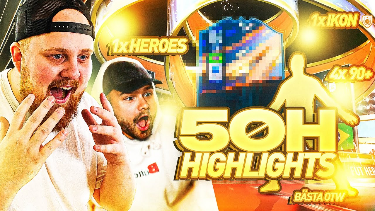 50 TIMMAR STREAM HIGHLIGHTS!! ''OZZARD PACKAR CR7'' - FIFA 23 SVENSKA