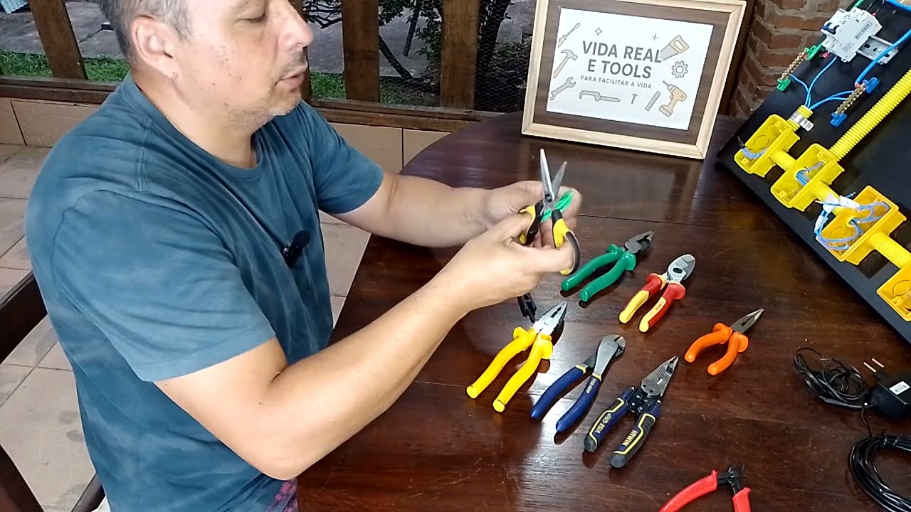 V&iacute;deo resposta para um inscrito do canal + alicate de corte rente da SATA 