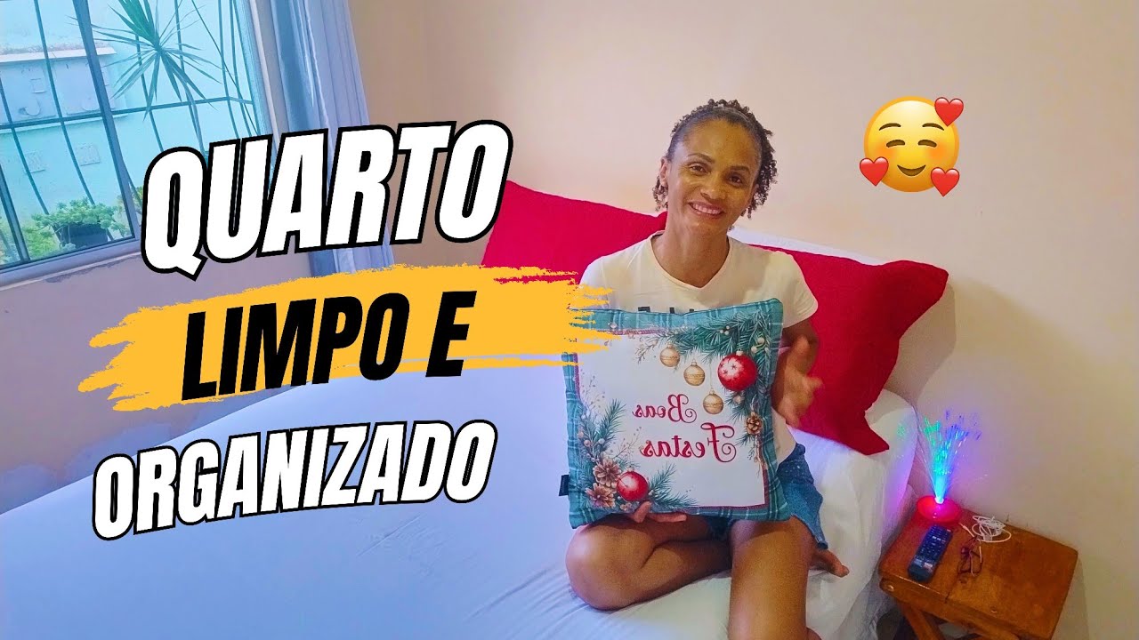 FAXINA E DECORAÇÃO NO QUARTO! Muito  simples mas  foi Deus que Me deu 🙏✨