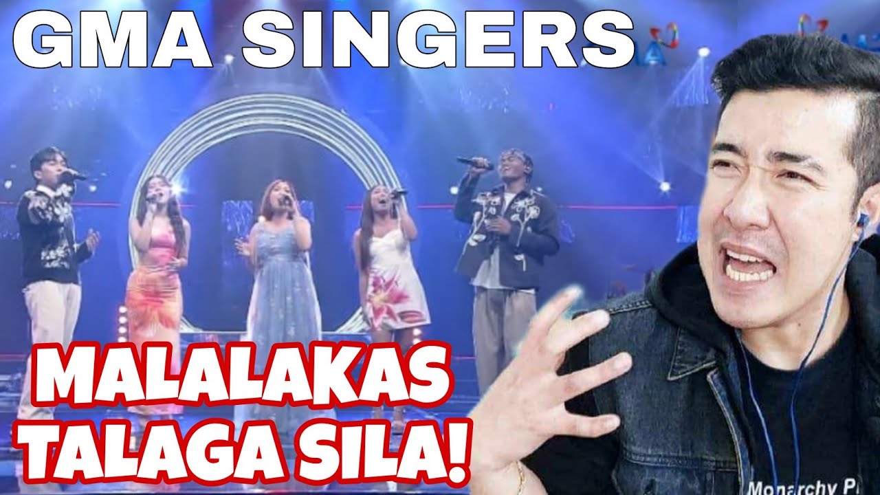 ALL OUT SUNDAYS : KAPUSO CHAMPIONS : GMA SINGERS ATE AND LFET NO CRUMBS! |  AOS REACTION