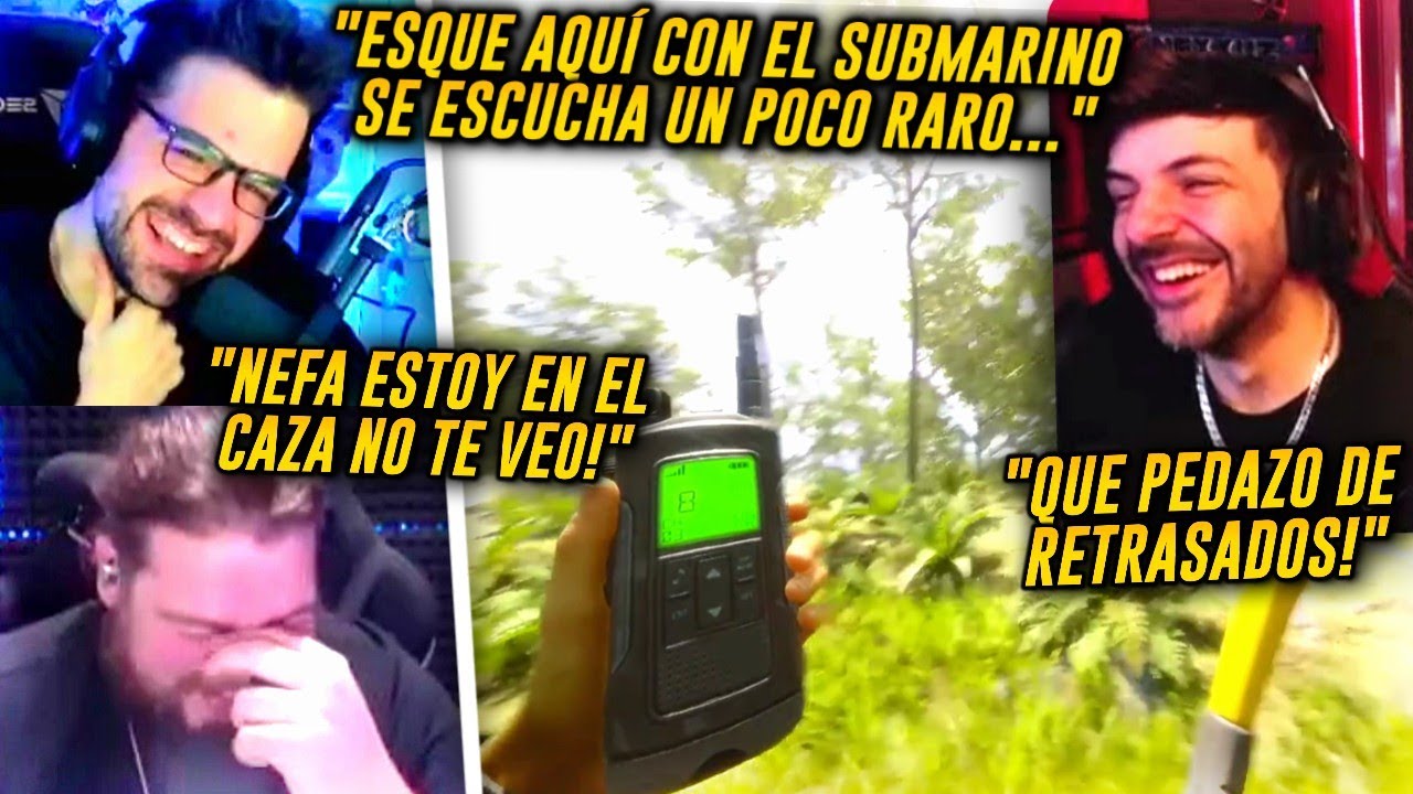 NEFA y RUPERTO presumen su SUBMARINO, AVIÓN y FORMULA 1 al TEAM NEXXUZ en SONS OF THE FOREST 😨