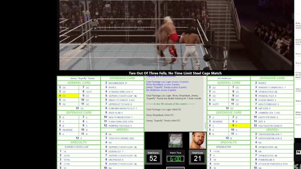 Wargames  Four Horsemen vs Steamboat Snuka & Luger
