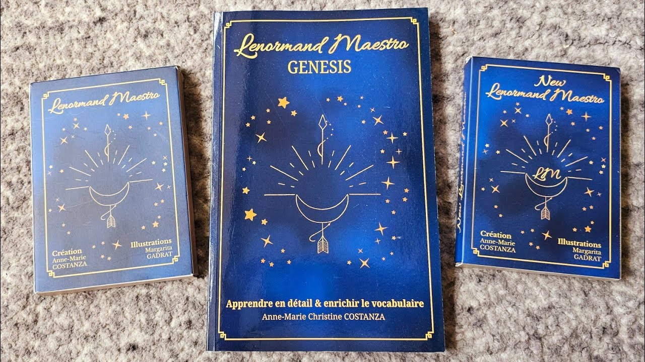 ⭐️ Le New Maestro Lenormand et son livre et comparaison avec la 1ère version ⭐️