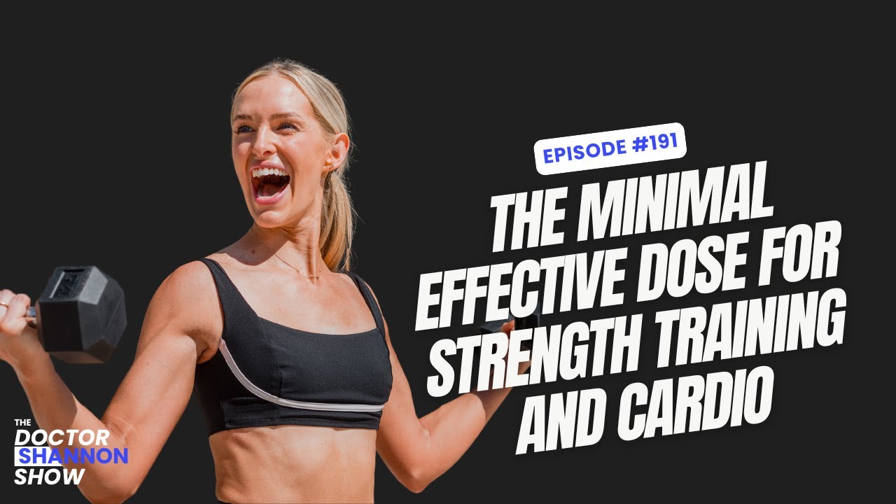 The minimal effective dose for strength training and cardio
