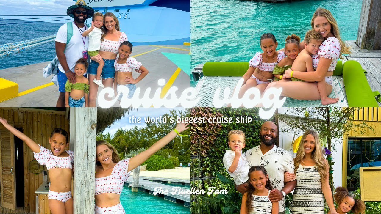 Day in the life on the WORLDS LARGEST CRUISE SHIP!! 🚢🏝️ #familytravel #iconoftheseas #familyvacation