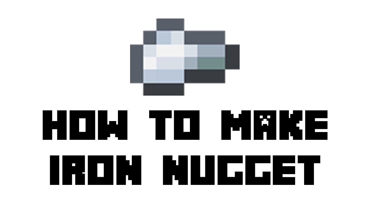Minecraft Survival: How to Make Iron Nugget