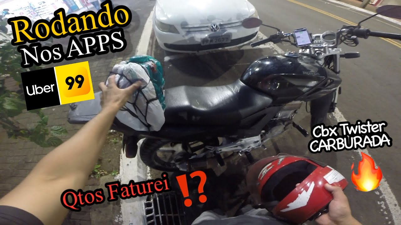 Rodei na UBER E 99 MOTO - CBX Twister CARBURADA🔥
