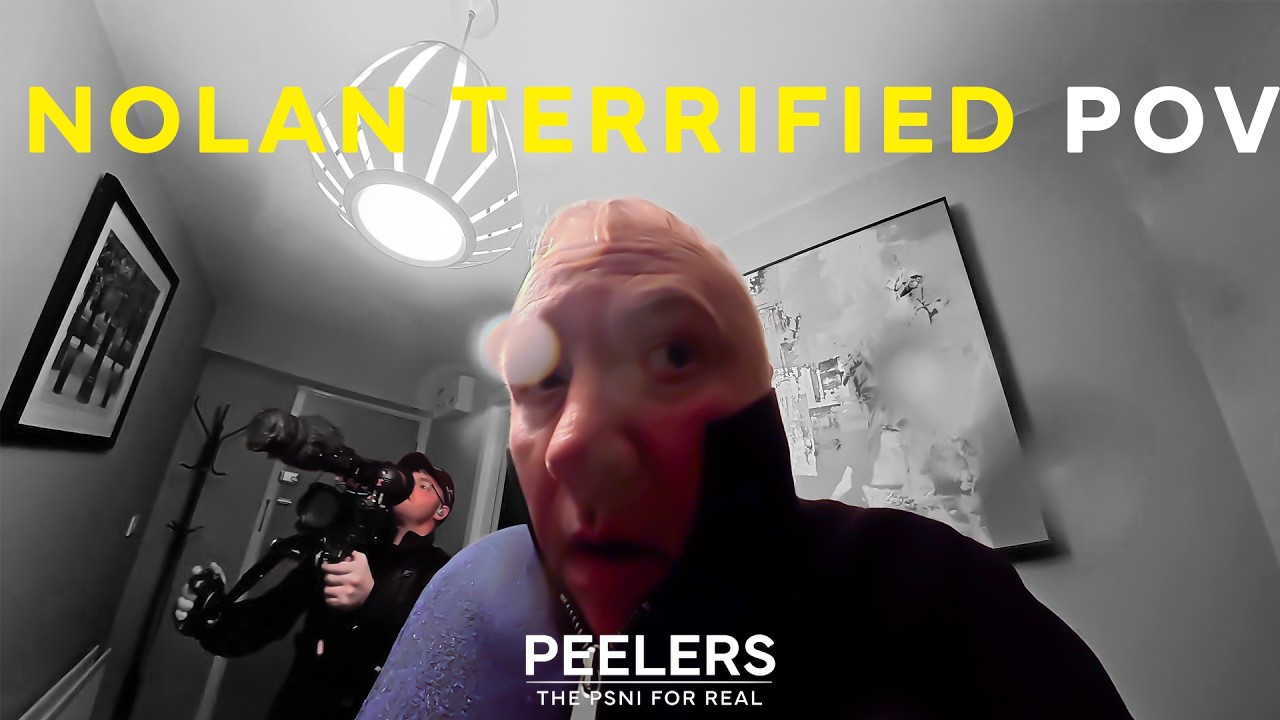 Испуганный Нолан прячет лицо во время рейда по борьбе с наркотиками | Peelers | Стивен Нолан
