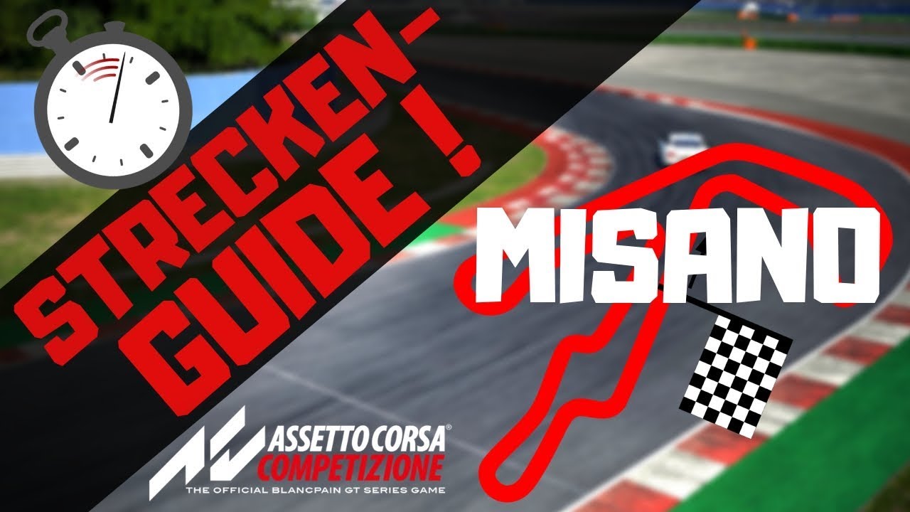 1:33er Zeiten Misano STRECKENGUIDE ! | Assetto Corsa Competizione Tutorial | deutsch | 21:9