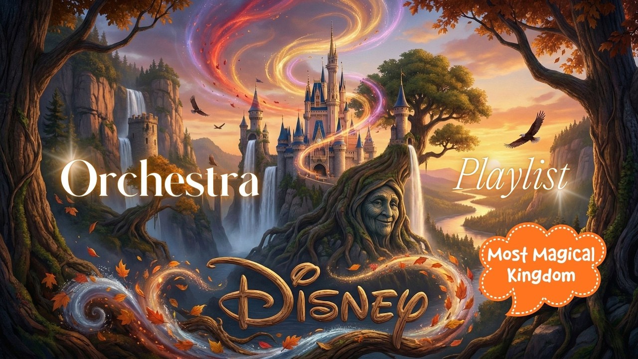 Disney Spirit Symphony 🍂 Healing Music to Calm Anxiety | Pocahontas Autumn Forest Ambience