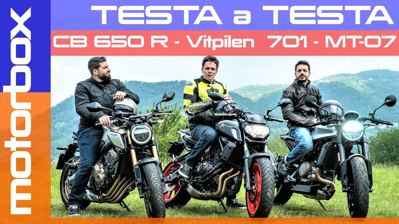 Honda CB650R vs Yamaha MT07 vs Husqvarna Vitpilen 701 | L'MT07 perde il trono?