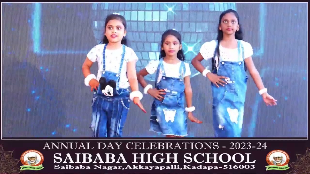 Chitiya Kalayyare -Performance by 2nd Class Students| Saibaba High School | Annual Day Celebrations