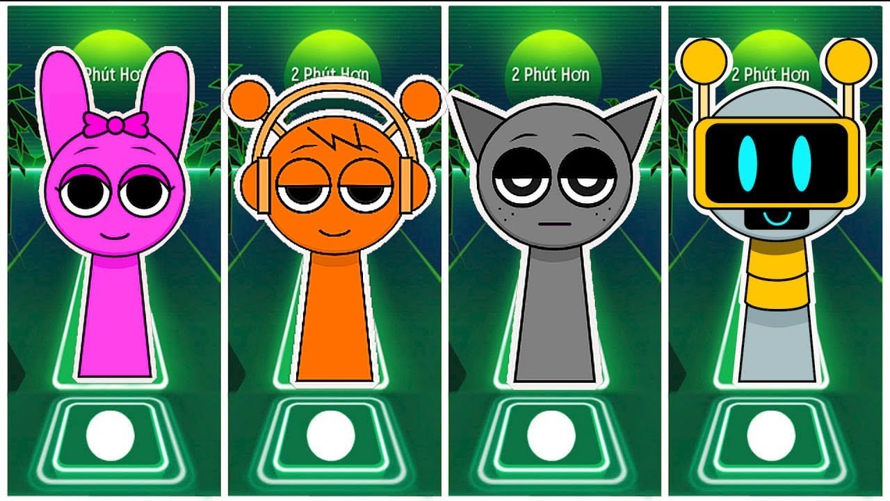 Sprunki Incredibox INSANE | Tiles Hop EDM Rush Battle