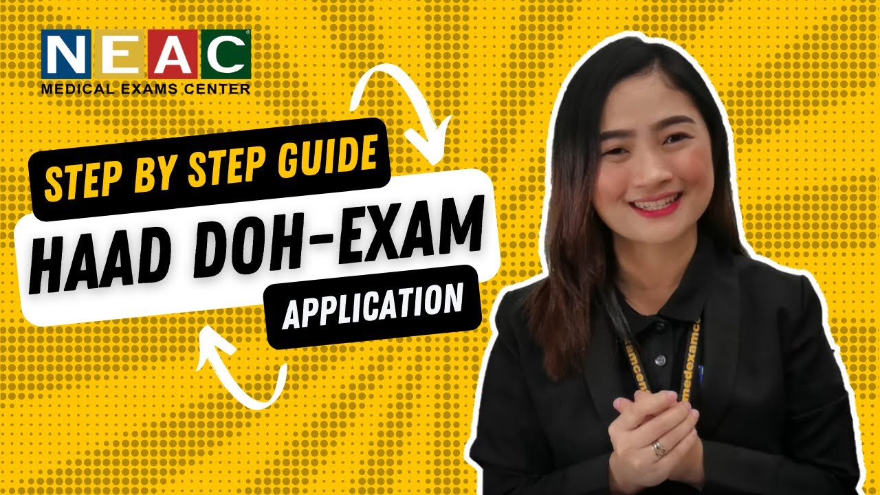 DOH Abu Dhabi (HAAD) Exam Application | Step by step guide for Foreign Professionals