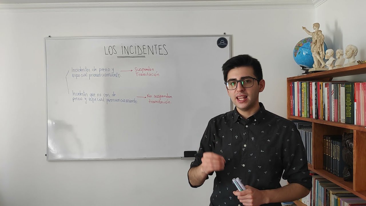 Los incidentes: parte general.