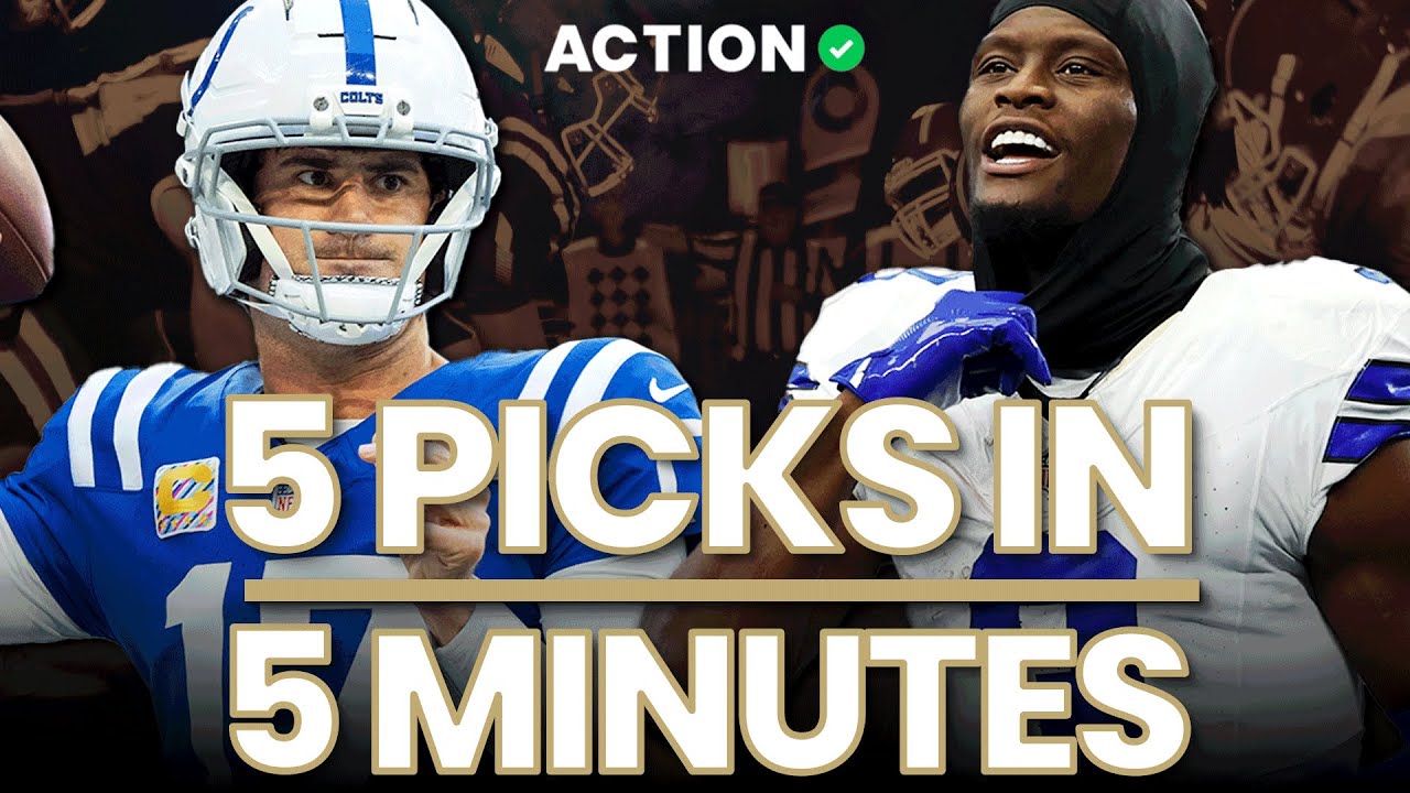 5 Picks In 5 Minutes! NFL Week 7 Player Props