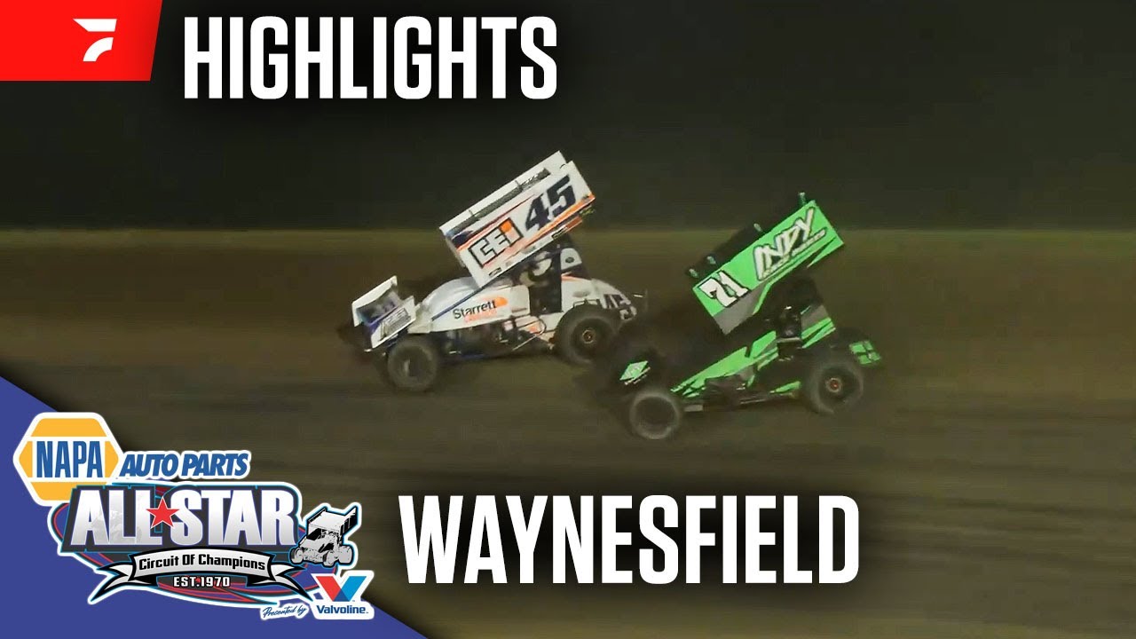 All Star Circuit of Champions at Waynesfield Raceway Park 8/23/25 | Highlights