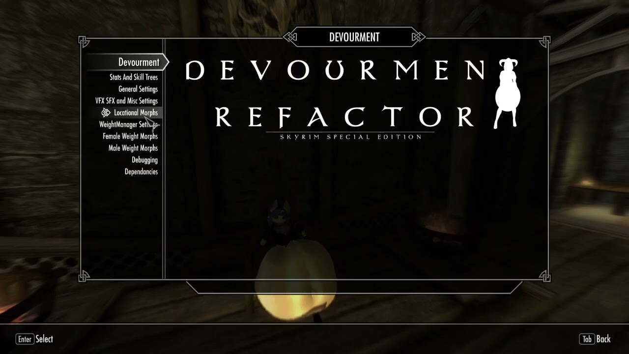 Skyrim Devourment: Ankha Devours The Jarl of Whiterun