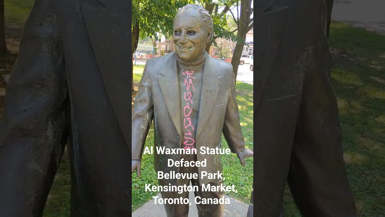 Al Waxman Statue Defaced