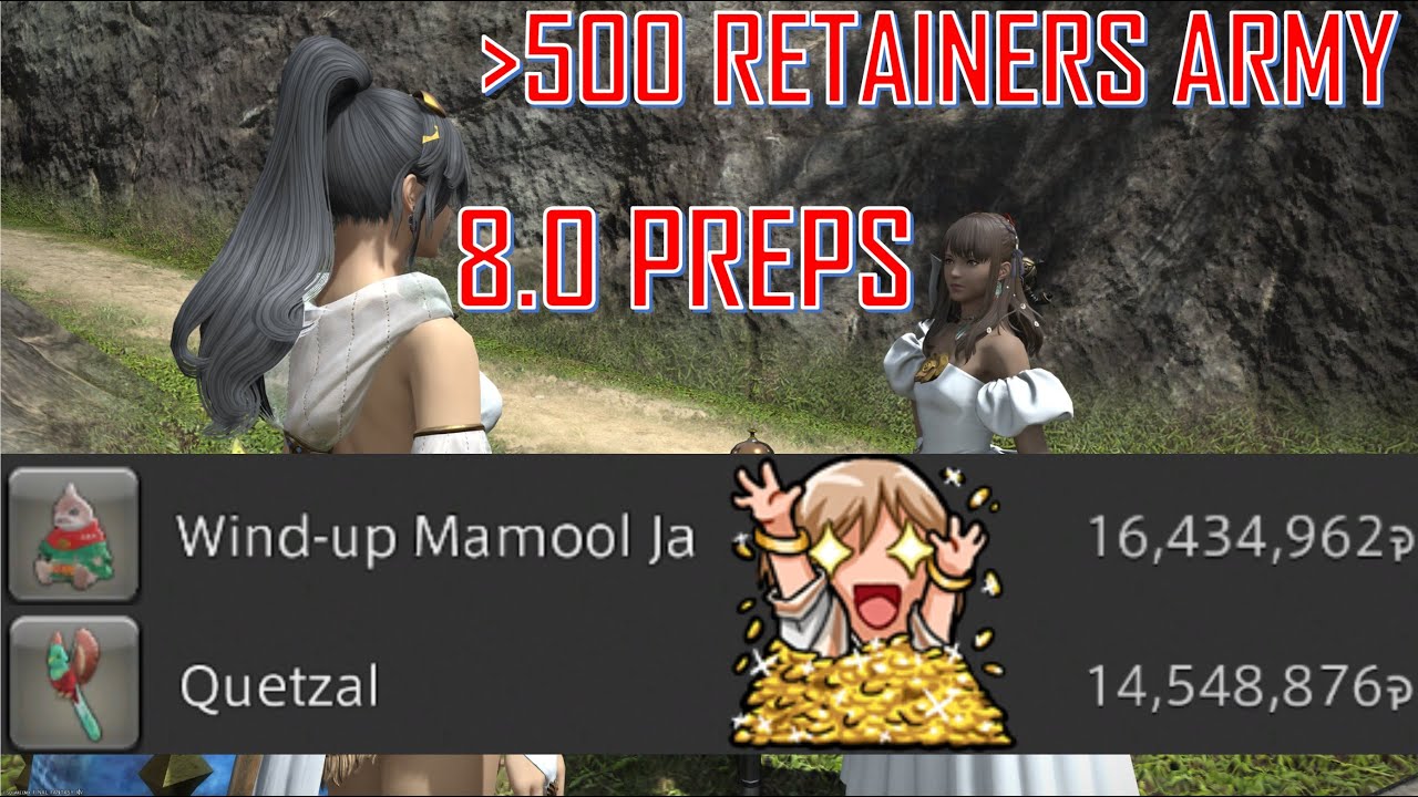 Final Fantasy XIV &mdash; Руководство по армии вассалов 500+ для фермы миньонов &mdash; 8.0 Preps [4K60]
