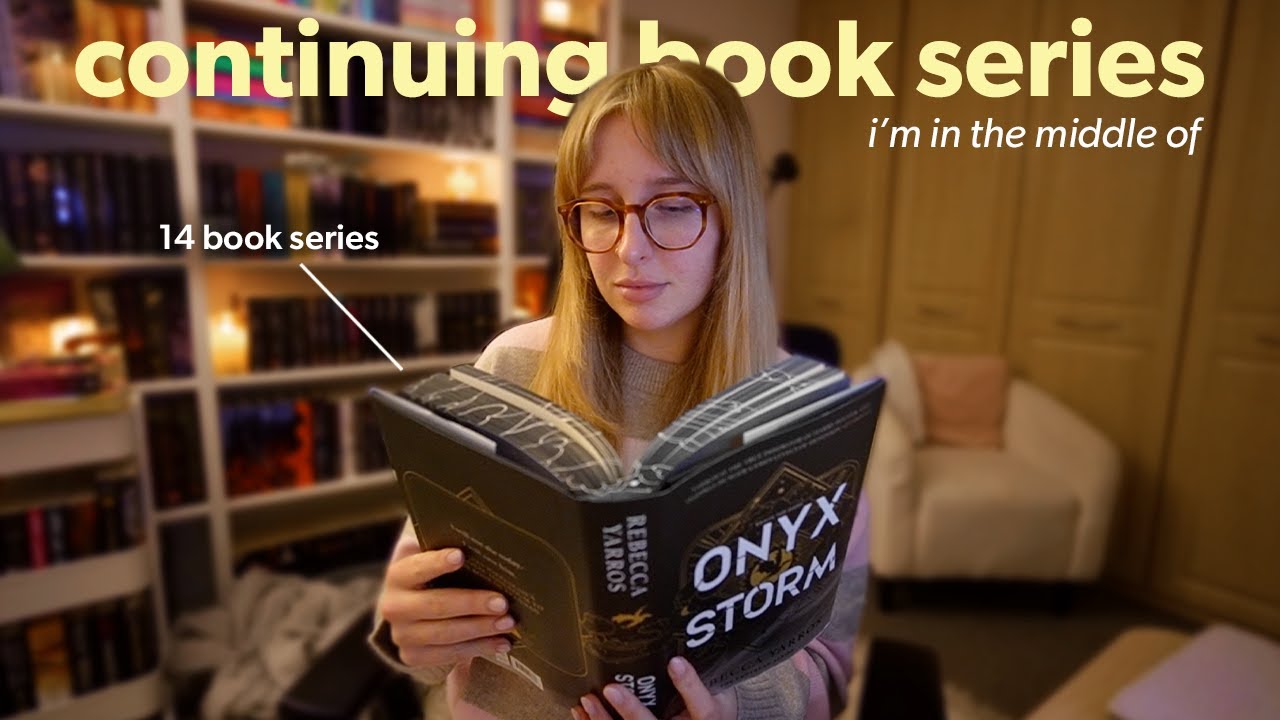 Continuing book series i'm in the middle of! 📖 Completing my 14+ book series TBR?