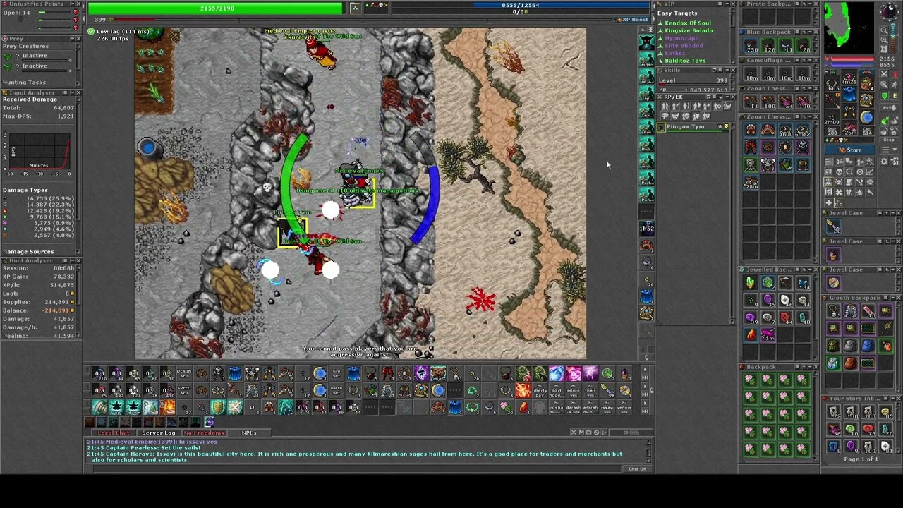 Tibia War Quintera- Piingox Tym 960 MS Waken Stack