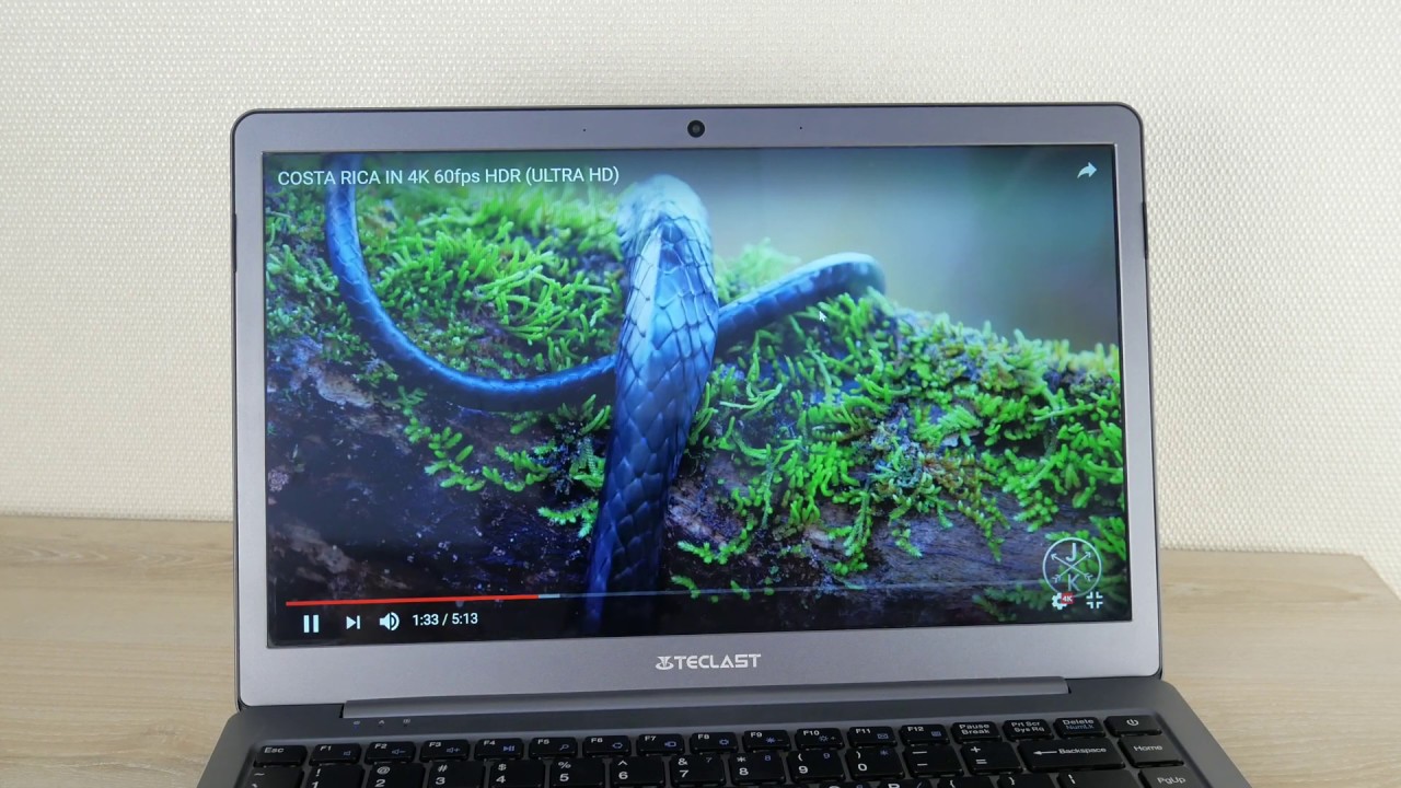 Teclast F6 Review: Display test and 4K video Test